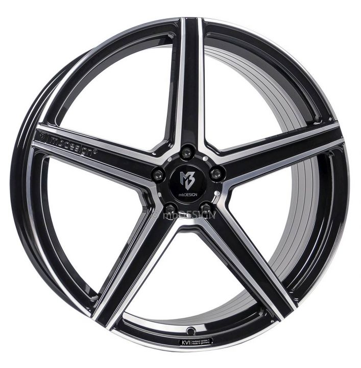 mbDESIGN<br>KV1S DC - Glanzschwarz poliert (21x11,5)