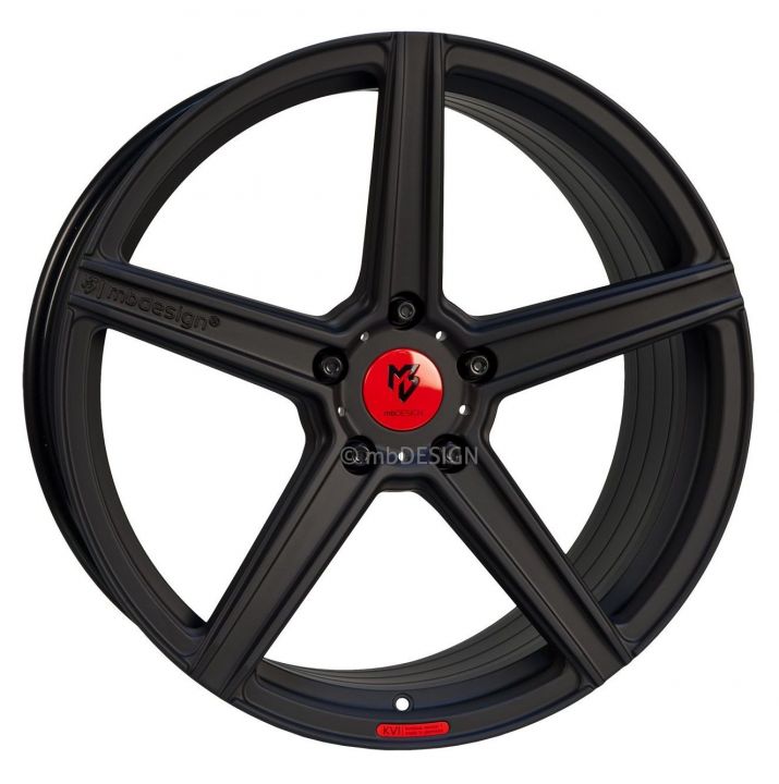 mbDESIGN<br>KV1S - Schwarz stumpfmatt (21x9.5)