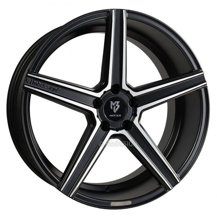 mbDESIGN<br>KV1 - Mattschwarz poliert (22x10)