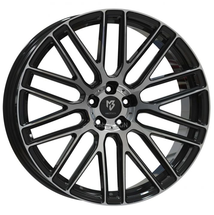 mbDESIGN<br>KV4 - Glanzschwarz poliert (22x10)