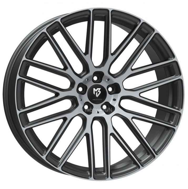mbDESIGN<br>KV4 - Mattgrau poliert (20x9)