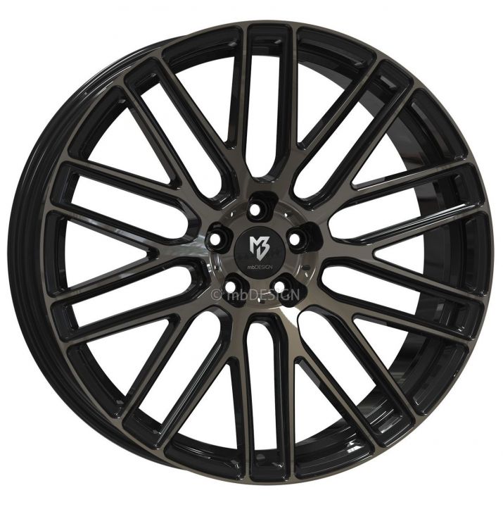 mbDESIGN<br>KV4 - Rauchschwarz glnzend poliert (19x8.5)