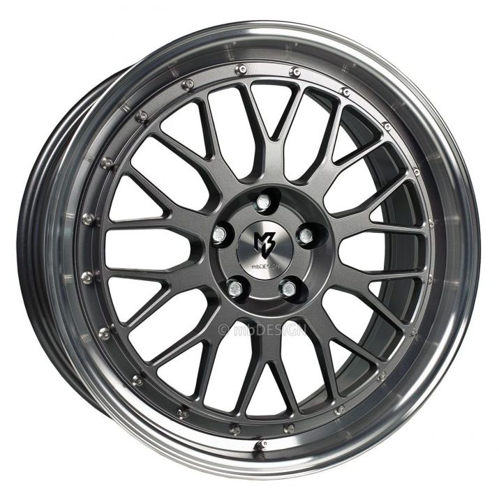 mbDESIGN<br>LV1 - Glanzgrau poliert (17x7)
