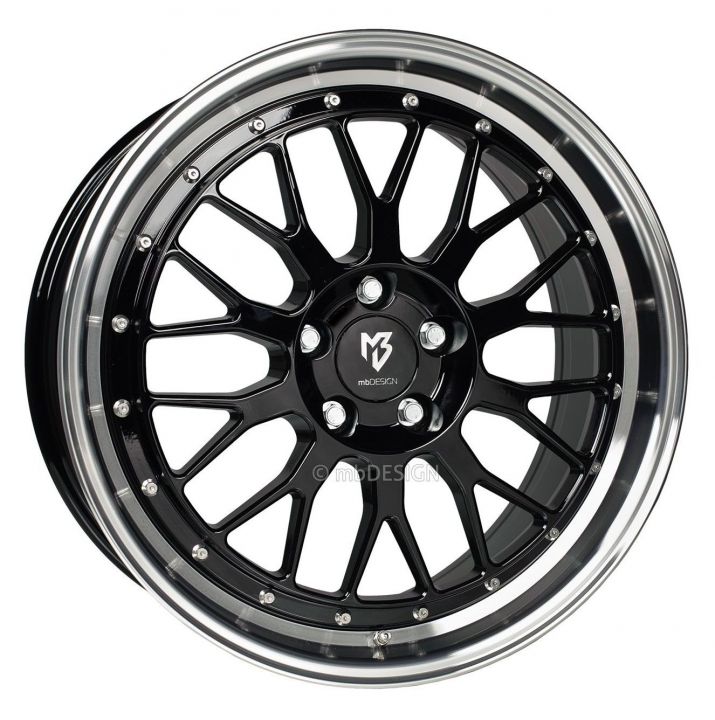 mbDESIGN<br>LV1 - Glanzschwarz poliert (20x8.5)