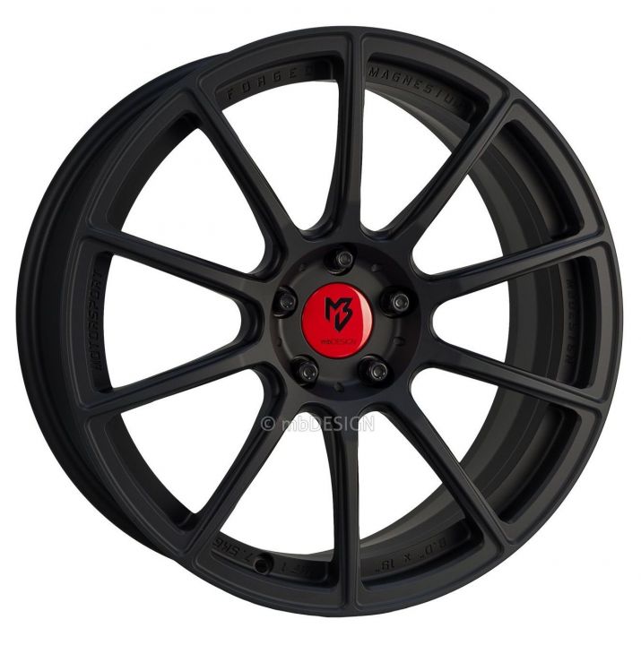 mbDESIGN<br>MF1 - Schwarz stumpfmatt (19x8.5)