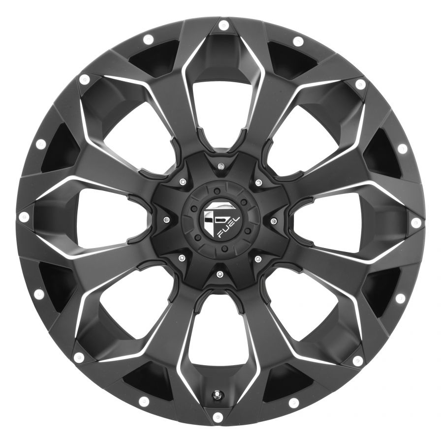 Fuel Wheels Assault Matte Black Milled (17x8.5) Felgenhelden.de