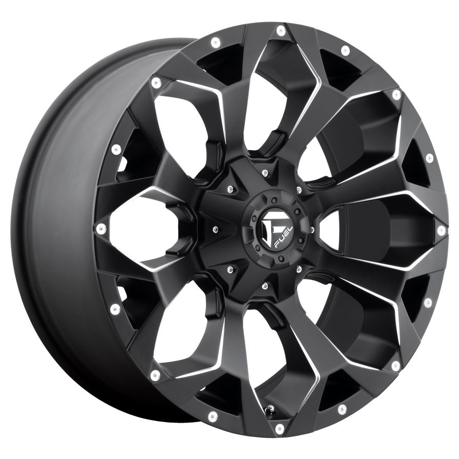 Fuel Wheels<br>Assault Matte Black Milled (17x9)