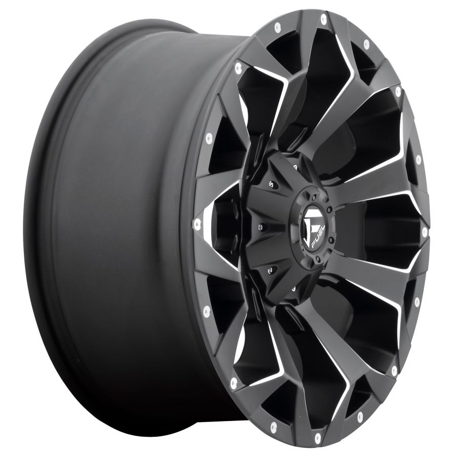 Fuel Wheels<br>Assault Matte Black Milled (22x12)