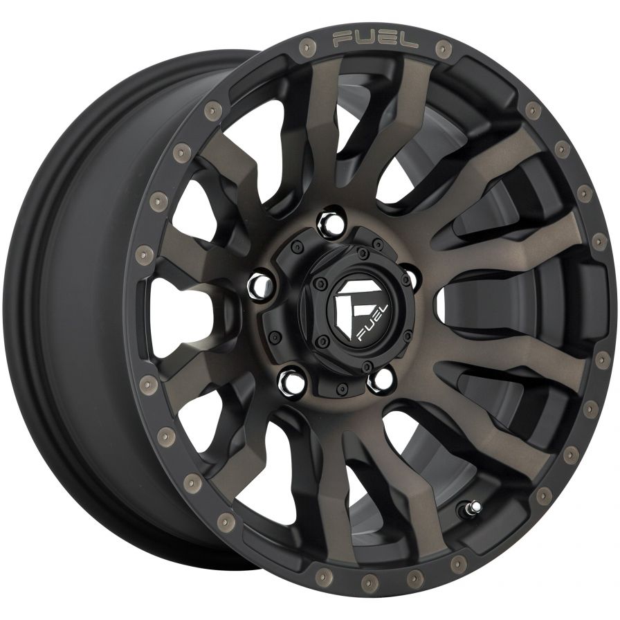 Fuel Wheels<br>Blitz Matte Black Machined (18x9)