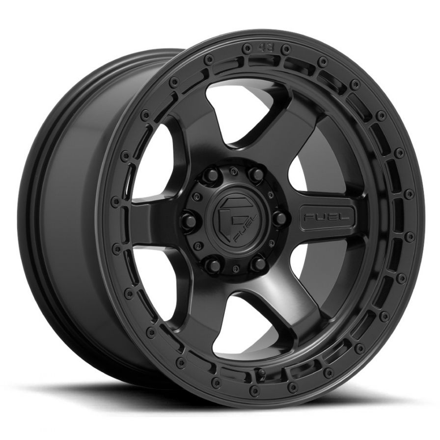 Fuel Wheels<br>Block Matte Black (18x9)