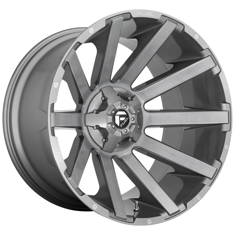 Fuel Wheels<br>Contra Brushed Gun Metal Grey (22x10)