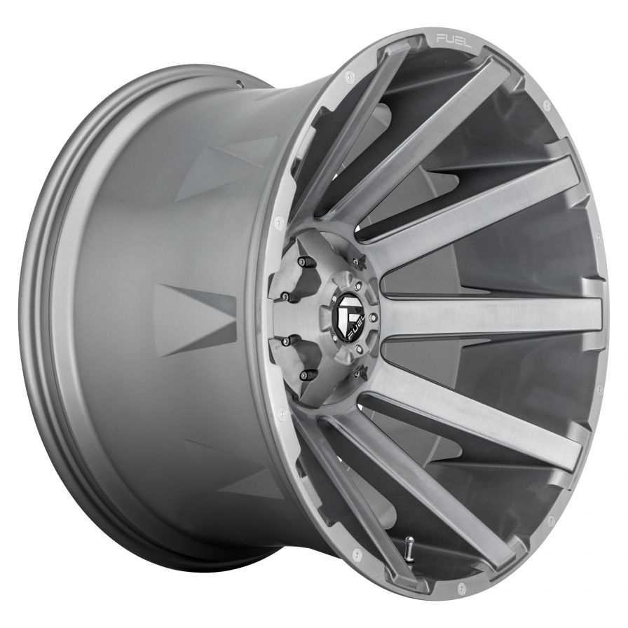 Fuel Wheels<br>Contra Brushed Gun Metal Grey (22x10)