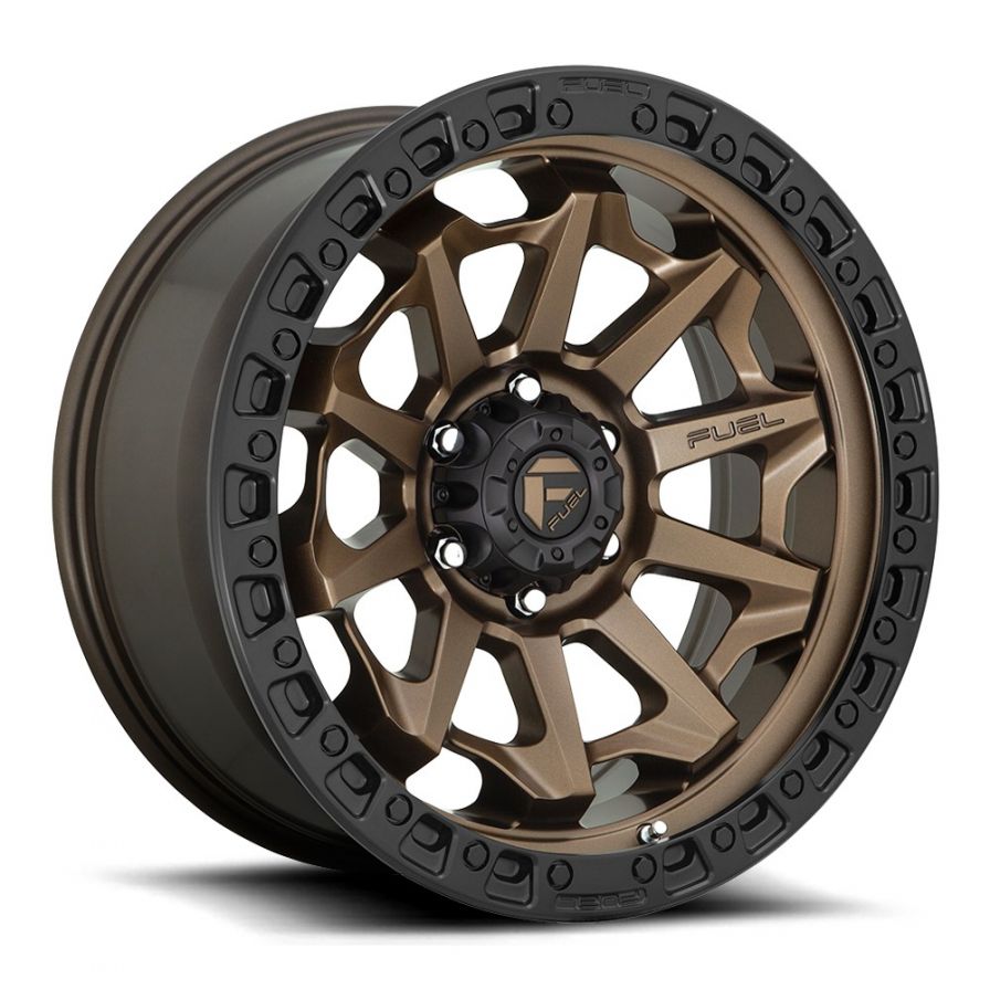 Fuel Wheels<br>Covert Matte Bronze Black Lip (18x9)