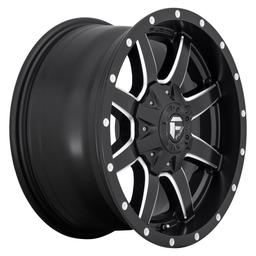 Fuel Wheels<br>Maverick Matte Black Milled (18x8)