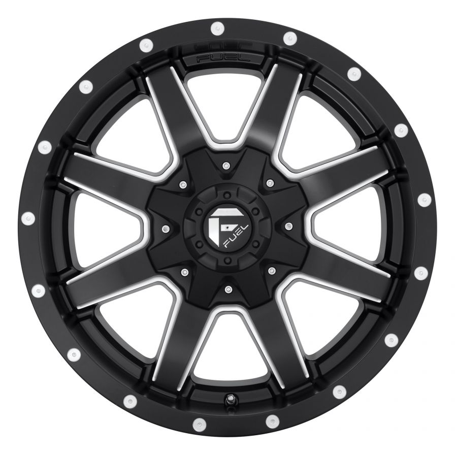 Fuel Wheels<br>Maverick Matte Black Milled (18x8)