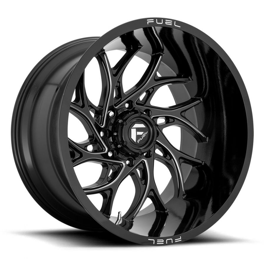 Fuel Wheels<br>Runner Gloss Black Milled (24x12)