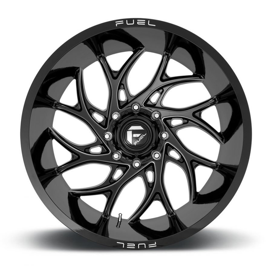 Fuel Wheels<br>Runner Gloss Black Milled (24x12)