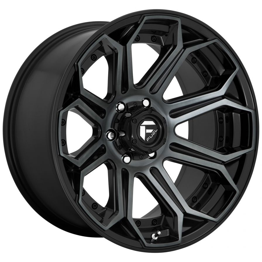 Fuel Wheels<br>Siege Gloss Black Dark Machined (20x9)