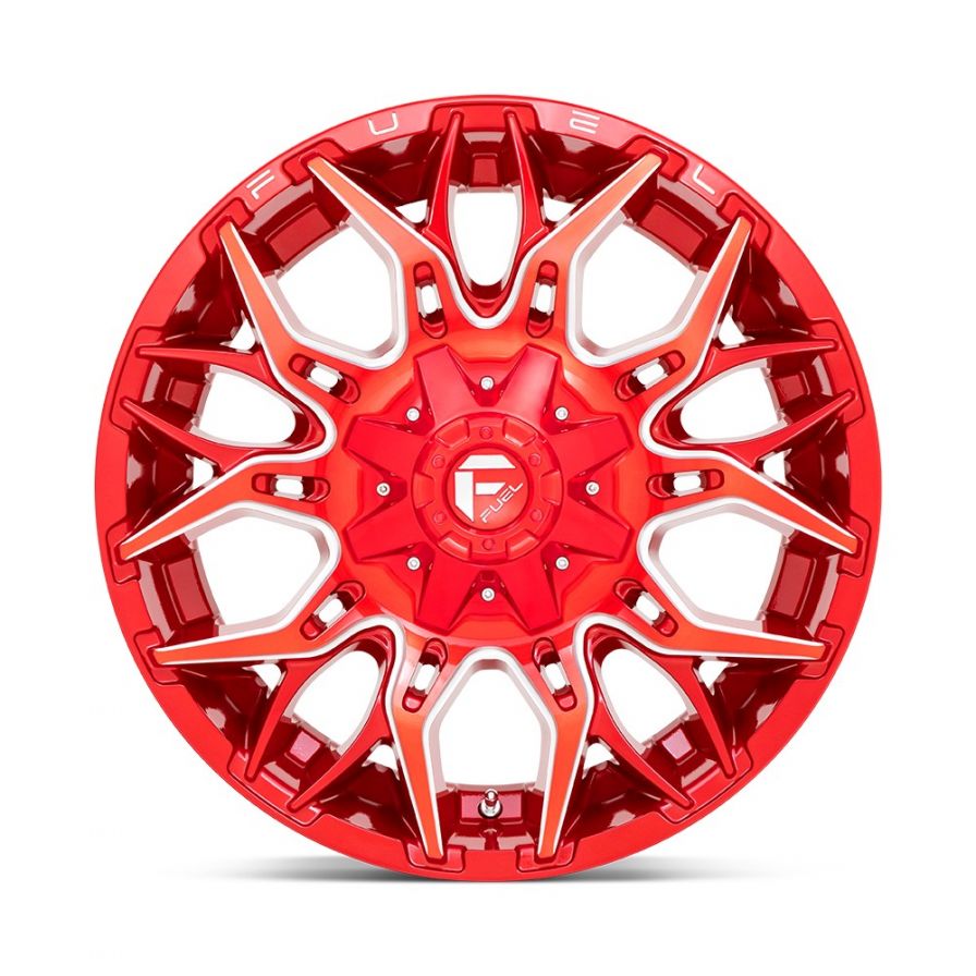Fuel Wheels<br>Twitch Candy Red Milled (22x10)