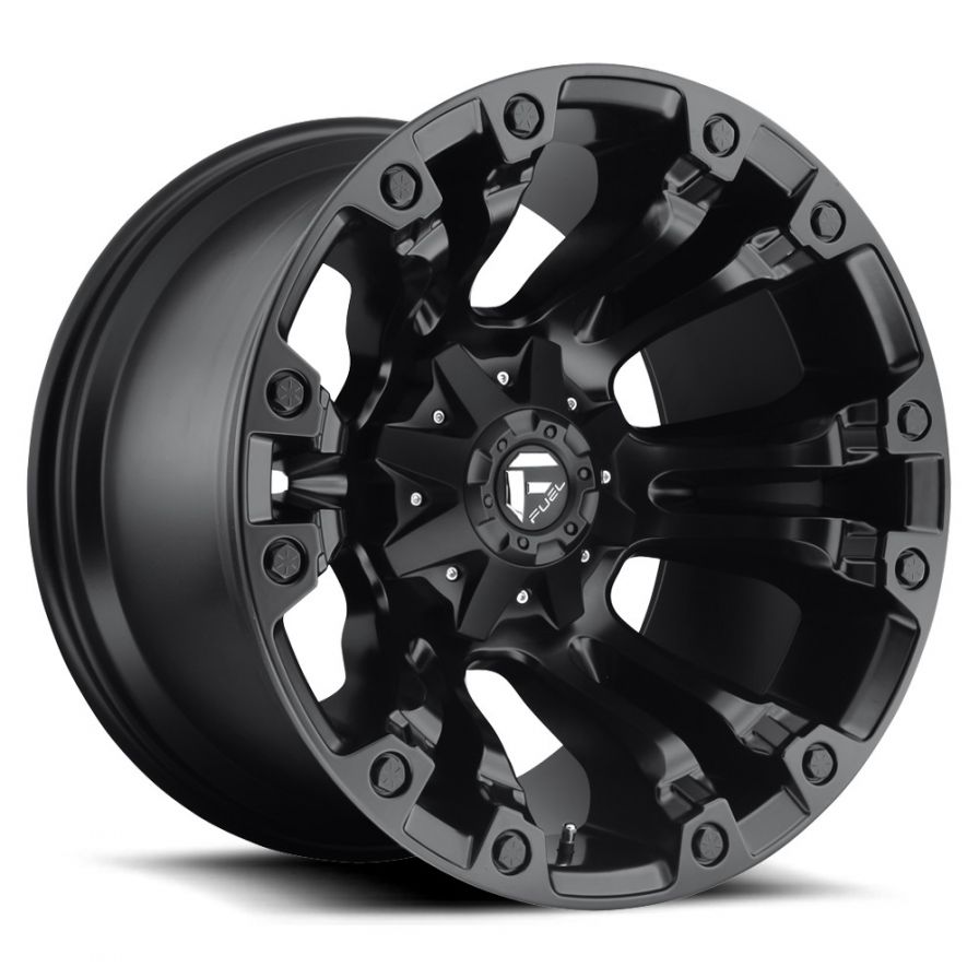 Fuel Wheels<br>Vapor Matte Black (17x9)