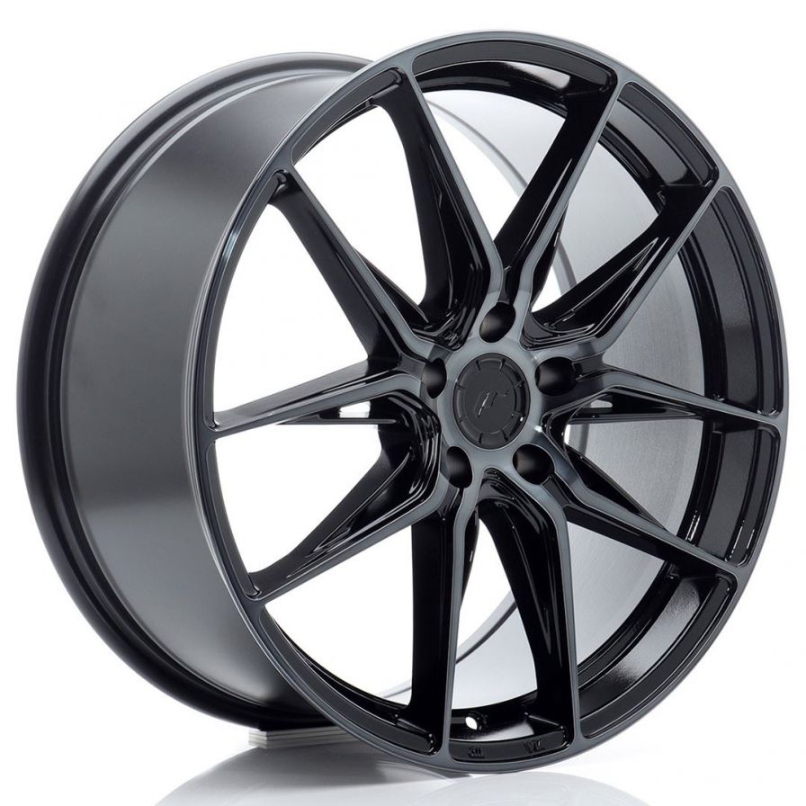 Japan Racing Wheels<br>JR44 Black Machined (19x8.5)