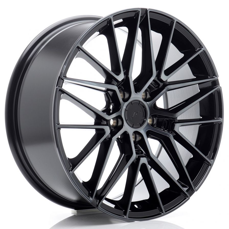 Japan Racing Wheels<br>JR38 Black Machined (18x8)