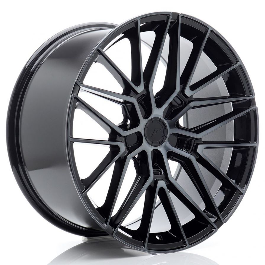 Japan Racing Wheels<br>JR38 Black Machined (19x9)