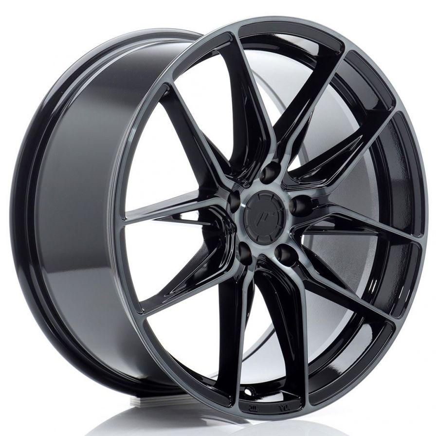 Japan Racing Wheels<br>JR44 Black Machined (18x8)