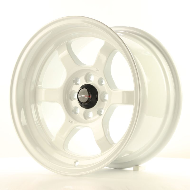 Japan Racing Wheels<br>JR12 White Full Painted (15″)