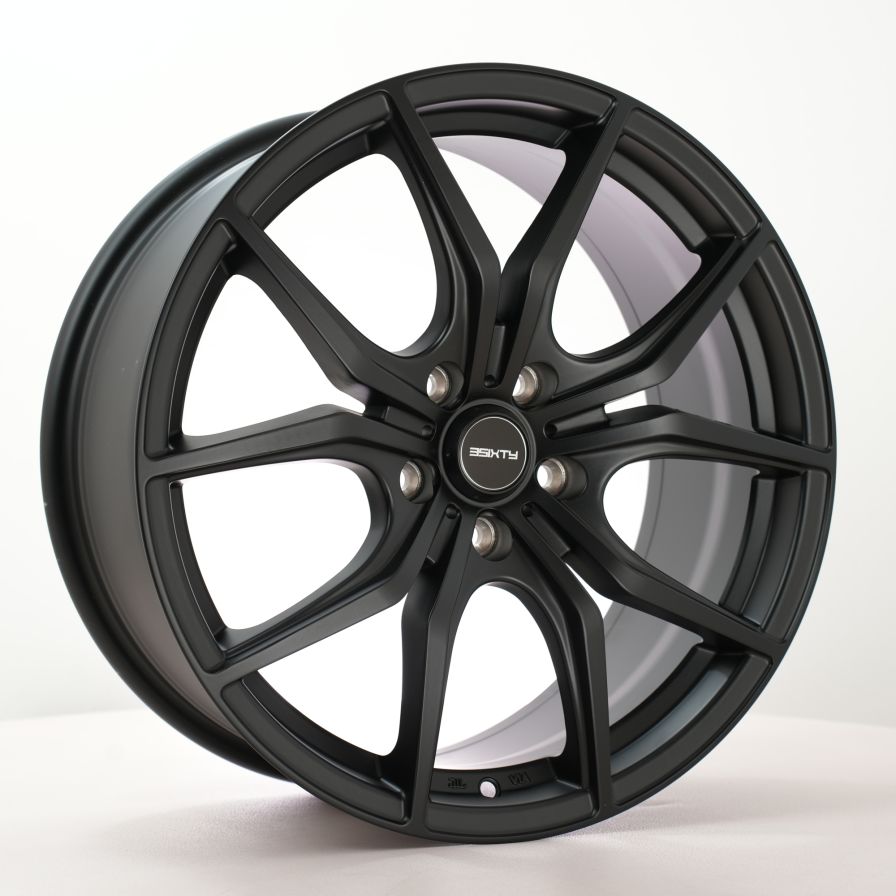 6Performance<br>3Sixty Flat Black (18x8)