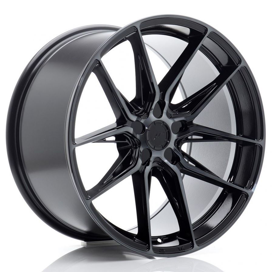 Japan Racing Wheels<br>JR44 Black Machined (19x10)
