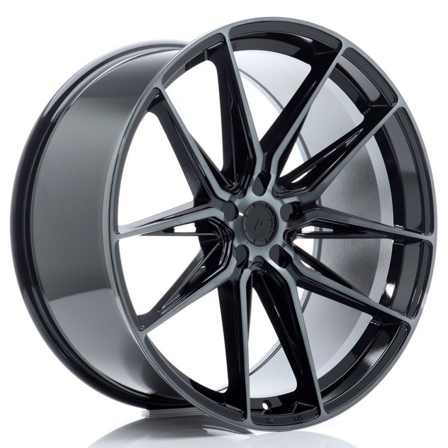 Japan Racing Wheels<br>JR44 Black Machined (22x10.5)