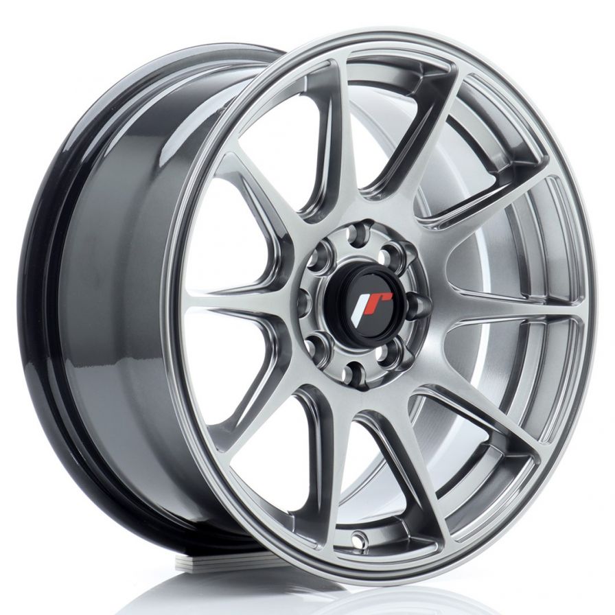 Japan Racing Wheels<br>JR11 Hyper Black (15x7)