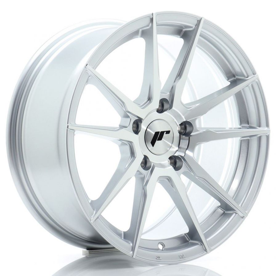 Japan Racing Wheels<br>JR21 Silver Machined (17x8)