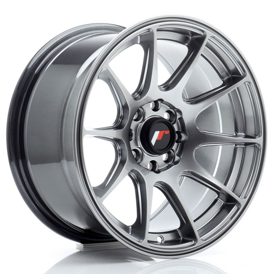 Japan Racing Wheels<br>JR11 Hyper Black (15x8)