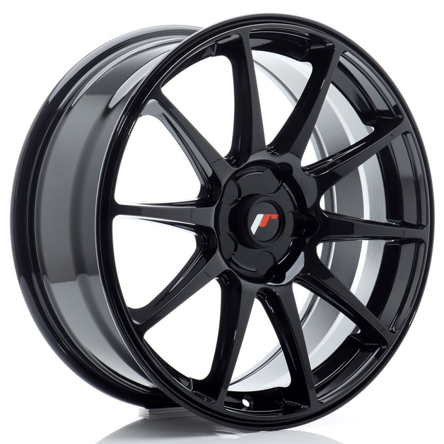 Japan Racing Wheels<br>JR11 Gloss Black (18x7.5)