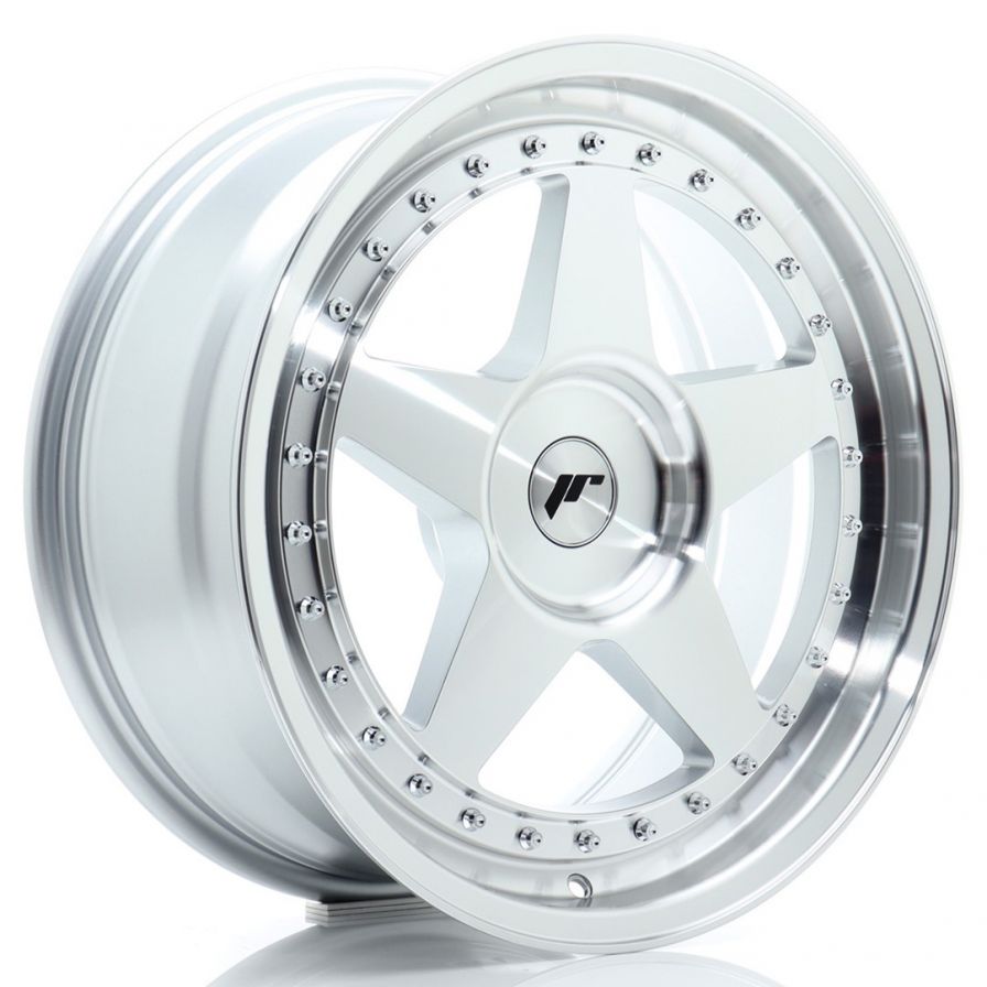 Japan Racing Wheels<br>JR6 Silver Machined (18x8.5)