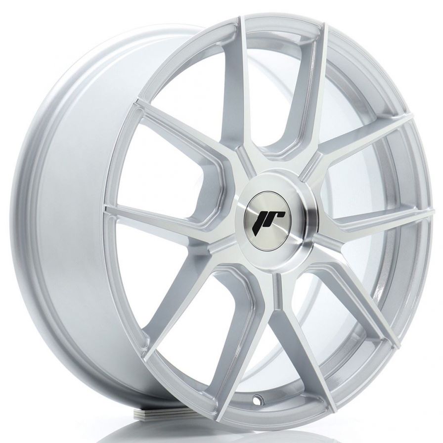 Japan Racing Wheels<br>JR30 Silver Machined (17x7)