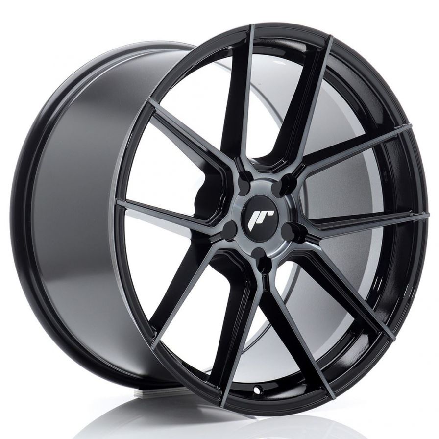 Japan Racing Wheels<br>JR30 Black Machined (20x10)