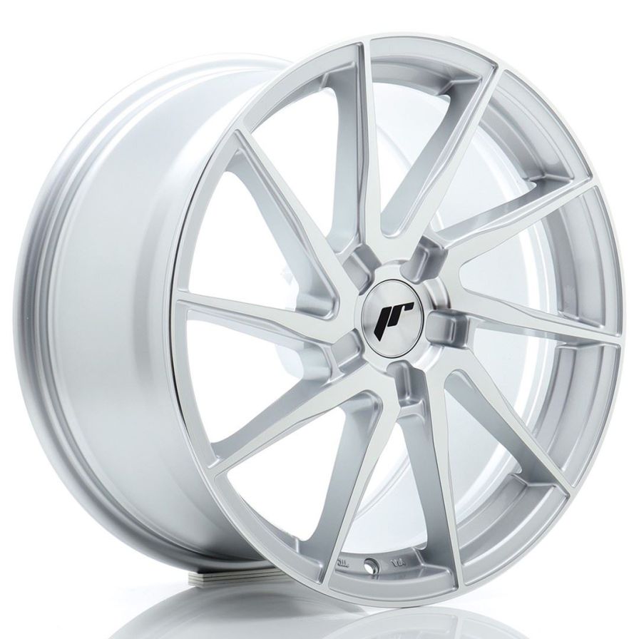 Japan Racing Wheels<br>JR36 Silver Machined (18x9)