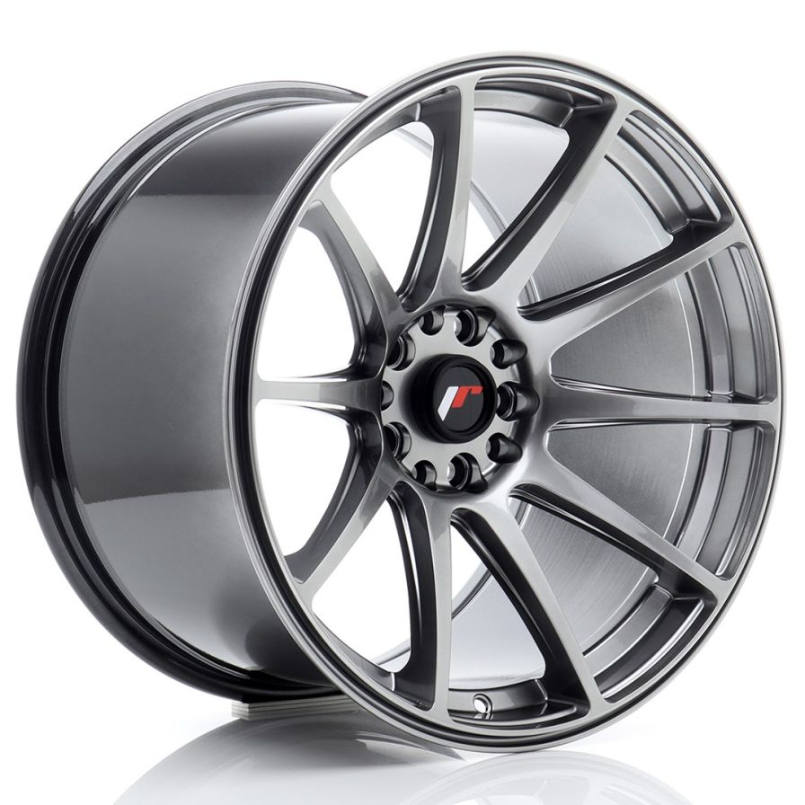 Japan Racing Wheels<br>JR11 Dark Hyper Black (18x10.5)