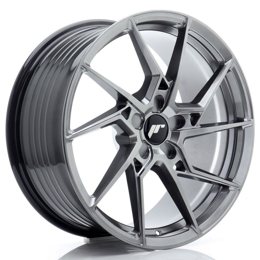 Japan Racing Wheels<br>JR33 Hyper Black (19x8.5)