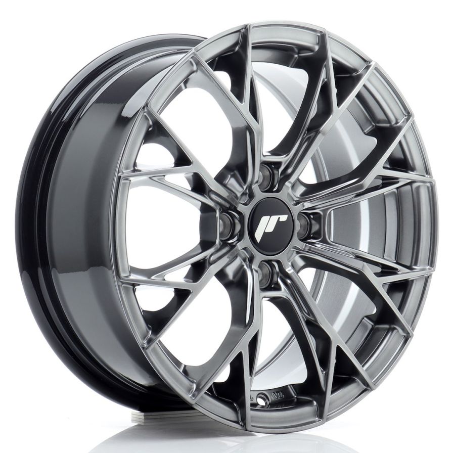Japan Racing Wheels<br>JR49 Hyper Black (15x6.5)