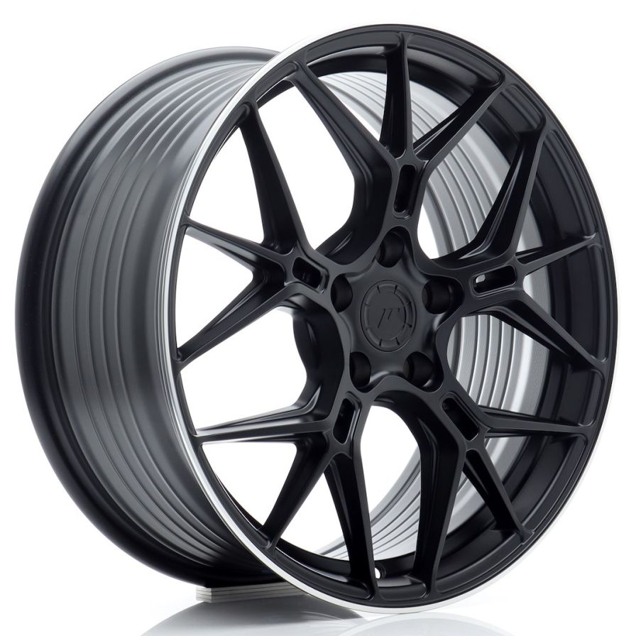 Japan Racing Wheels<br>JR51 Satin Black Machined (18x8)