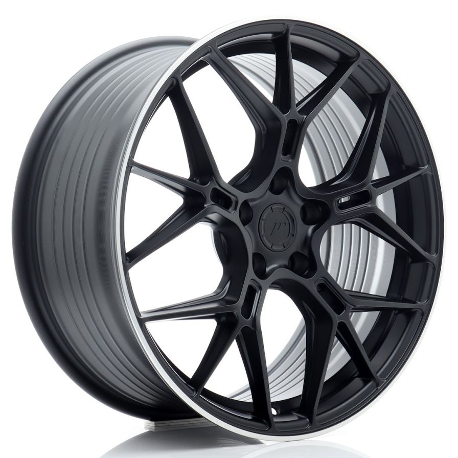 Japan Racing Wheels<br>JR51 Satin Black Machined (19x8.5)