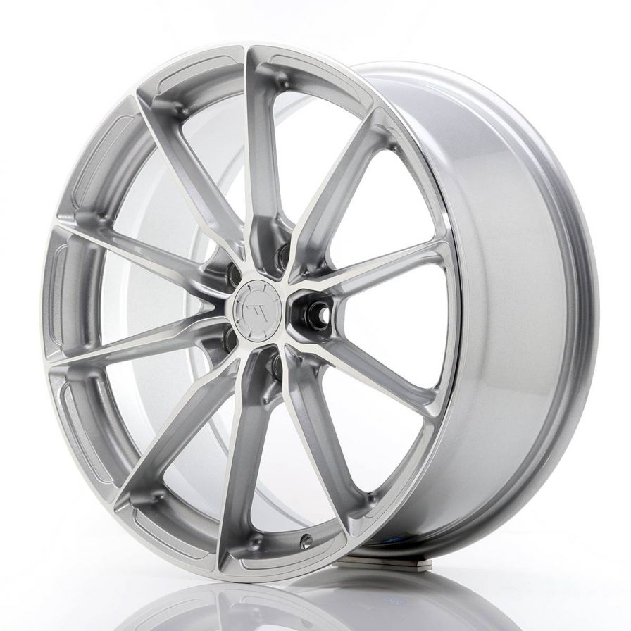 Japan Racing Wheels<br>JR37 Silver Machined (18x8)
