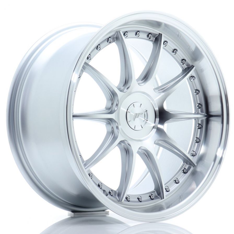 Japan Racing Wheels<br>JR41 Silver Machined (18x9.5)