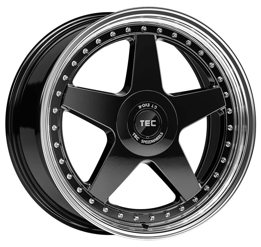 TEC Speedwheels<br>GT EVO-R - Schwarz Glanz (19x8.5)