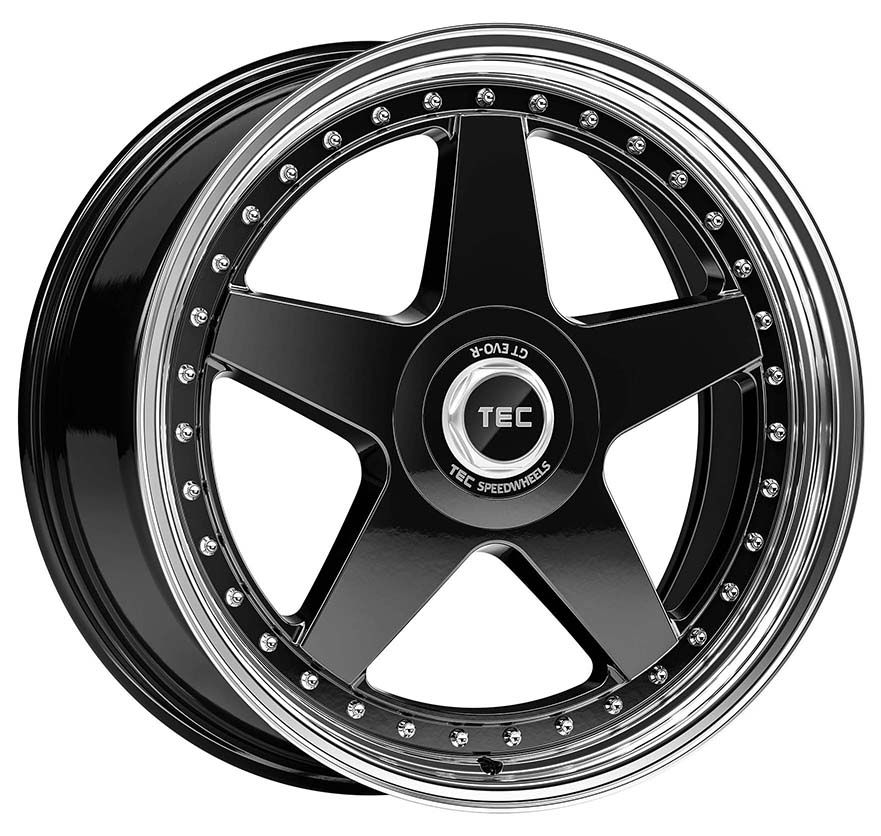 TEC Speedwheels<br>GT EVO-R - Schwarz Glanz (20x8.5)