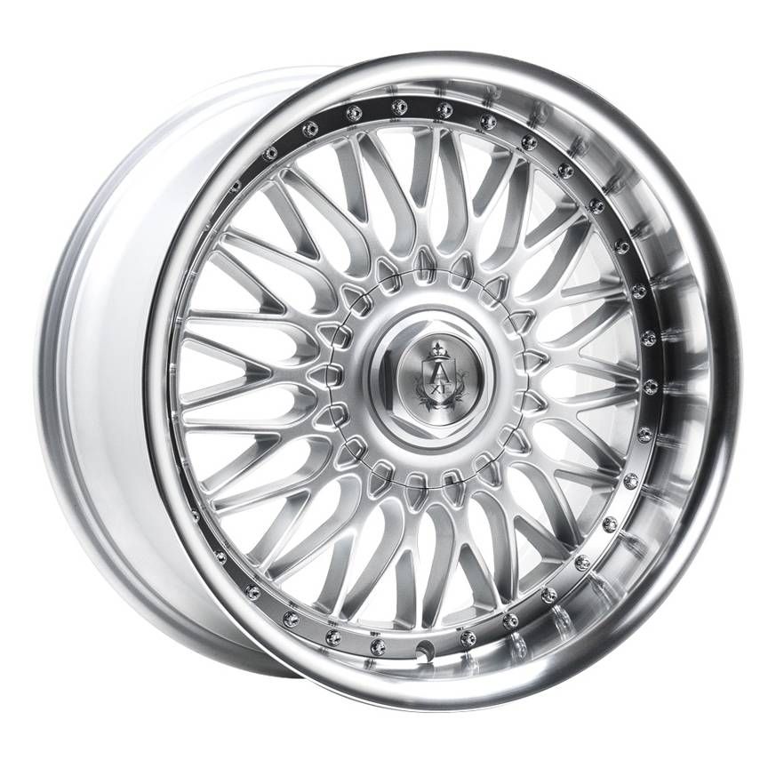 Axe Wheels<br>EX10 - Silver Polished Lip (18x8)